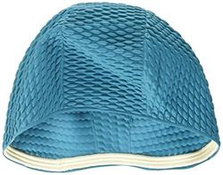 Beco - gorro para mulher, ar enchimento de natação, verão, unissexo, cor petróleo, tamanho único