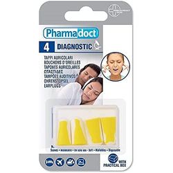 Pharmadoct - Tapones para los oídos, 1 pack de 4 unidades