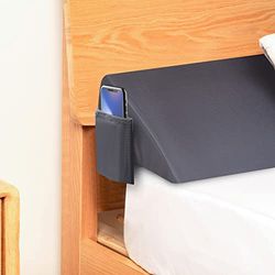 Kingsize (193 x 25 cm x 15 cm) wigkussen plus om te slapen, hoofdkussen/bedspleetvuller/matraswig sluit de spleet (0,0-8 inch), tussen je hoofdeinde en matras (grijs) 1