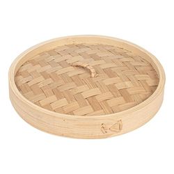 García de Pou 183,07 Tapas Maxi Dim Sum, diâmetro 20 x 3 cm, bambu natural, 4 unidades