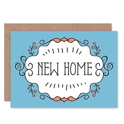 Wee Blue Coo CARD GREETING NEW HOME CONGRATULATIONS BRIGHT