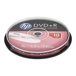 HP DVD+R 8,5 GB (240min) DL 8X 10-Cake