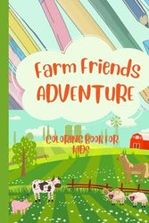 Kids Coloring book: Farm Animals