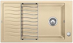 BLANCO 520490 ELON XL 8 S-Fregadero de cocina (520 490), color champán, 80 cm Unterschrank