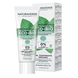 Naturaverde | BIO - Dentifricio GEL ECO alla Menta Fresca, per Protezione dei Denti, Freschezza della Bocca e dell'Alito, 75ml