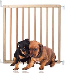 Bettacare Simply Secure Wooden Screw Fit Gate - 72cm to 79cm, Natural, Stylish & Practical Safety Barrier for Puppies & Dogs