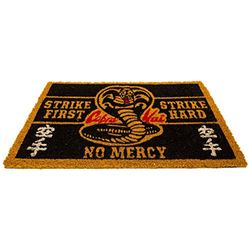 Pyramid Cobra Kai Doormat, (No Mercy Design) 40cm x 60cm Welcome Mat, Front Door Mat and Coir Doormat - Official Cobra Kai Merchandise