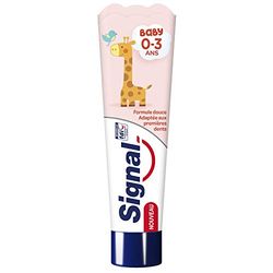 Signal Baby tandkräm 03 år, hallon, 50 ml