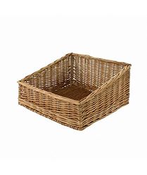 Vacchetti Cesta espositore Vimini Rettangolare, Multicolor, Medio