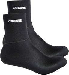 Cressi Black Neoprene Socks Resilient 3mm XS