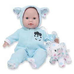 JC Toys - Babypoppen, blauw (30030)