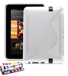 Muzzano Protezione Ultra Sottile Amazon Kindle Fire HD Protezione Antiurto Ultime, Protezione Anti-Urto Elegante e duratura per Il Vostro Amazon Kindle Fire HD Bianco Bianco Le S
