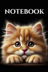 Notebook: Ginger Cat Lovers Notebook