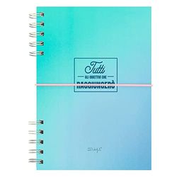 Mr. Wonderful Notitieboek A5 blauw - alle doelen die ik zal bereiken