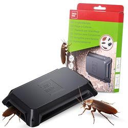 SWISSINNO Armadilha para conchas e insetos rastreiros, com isca alimentar, eficaz contra baratas, besouros, lepismas, aranhas e muito mais, 2 unidades, uso interior, pronta a usar