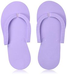 Cuccio Disposable Pedicure Slippers, Lavender - Flip Flops, One Size Fits All, Salon and Spa Use