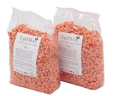 EPILWAX S.A.S - Perles de cire à épiler Pelable ROSE - sachet de 1kg Cire Chaude Réutilisable