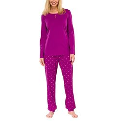 Schiesser Pyjamaset voor dames - rood - 50