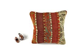 Kelim Cuscino 40x40 cm fatto a mano turco prodotto federe kilim dekorativo orientale etnici cuscino A2487