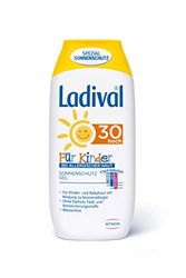 Ladival Gel solare per bambini per pelli allergiche, protezione solare SPF 30, adatto per persone allergiche al sole, senza profumo, senza coloranti e conservanti, impermeabile, 1 x 200 ml