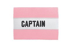 Kwik Goal Captain Armband, Pink, Adulto