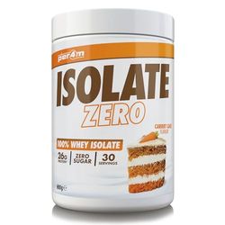 Per4m Isolate Zero Gâteau aux Carottes 900g – Isolat de protéine zéro goût gâteau aux carottes pour une récupération rapide