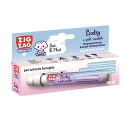 ZIG ZAG, Stylo Après-Point Lentille Peaux Sensibles sans Ammonia, Indiqué pour Points d'Insectes Contenance 15 ML