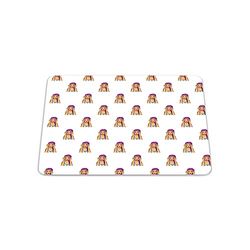 Bonamaison, Rectangle Pop Art Digital Printed Mouse Pad, Non-Slip Base, for Office and Home, Size: 22 x 18 cm