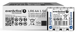 everActive Pro Alkaline, AA-batterijen, 40 stuks, Mignon LR6 R6 1,5 V, hoogste prestaties, 10 jaar houdbaarheid, 40 stuks