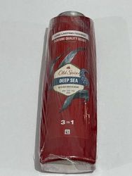 Old Spice Deep Sea 3 w 1 żel pod prysznic i szampon dla mężczyzn, 400 ml, długotrwały, świeży zapach w jakości perfum, głębokie oczyszczanie włosów i twarzy, delikatne uczucie na skórze
