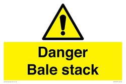 Danger Bale stapelskylt - 300 x 200 mm - A4L