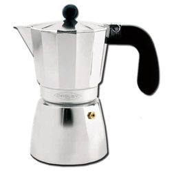 Levitantes Cafetière en aluminium pour 6 tasses, design classique, idéale pour préparer un café expresso à la maison ou en plein air.