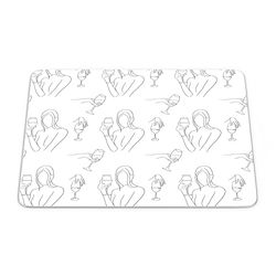Questo Casa, Rectangle Digital Printed Mouse Pad, Non-Slip Base, for Office and Home, Size: 22 x 18 cm