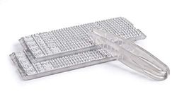 COLOP 114739 typeset TS 35, letterhoogte: 3,5 mm, 320 tekens, 10 x 4,5 cm, transparant grijs