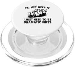 Lo superaré, solo necesito ser dramático primero beagle PopSockets PopGrip para MagSafe