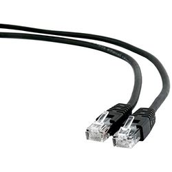 Velocraze Câble réseau Cat.6 UTP de 3 m, noir, idéal pour des connexions rapides et stables, fabriqué en matériaux durables.