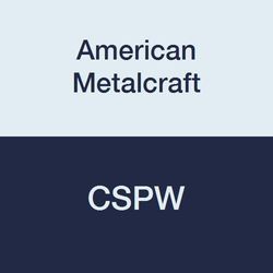 American Metalcraft CSPW S&P Shakers, White Ceramic