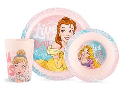 Lulabi Princess 3-delige set voor jongens, polypropyleen, roze, versierd