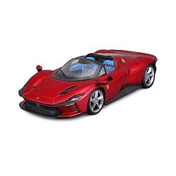 Bburago -Ferrari Signature Daytona SP3 - Riproduzione del veicolo in scala 1/18 - Rosso metallo - Giocattolo per bambini da collezione a partire dai 14 anni - 16913R