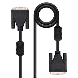 Monkey Ladder DVI naar DVI Dual Link 24+1 kabel, stekker op stekker, zwart, 1,8 m