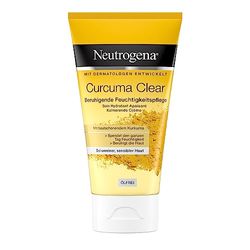 Neutrogena Crema Viso Curcuma Clear Lenitiva Idratante Viso per Pelle Impurita e Sensibile, 75 ml