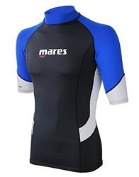 Mares Trilastic Rashguard T-Shirt à Manches Courtes pour Homme M Bleu (Bleu).