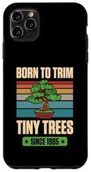 Nato per tagliare piccoli alberi dal 1985 per il compleanno a tema bonsai Custodia per iPhone 11 Pro Max