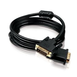 HDSupply DC130-075 DVI-D Dual Link kabel (DVI-D (24+1) stekker - DVI-D (24+1) stekker), vergulde contacten, 7,50m, zwart