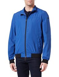 Geox Heren M JHARROD Jacket, True Blue, 48, true blue, 48