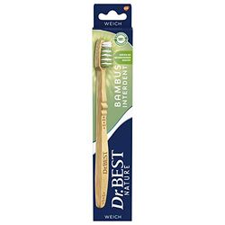 Dr.Best Nature - Spazzolino da denti interdent in bambù, morbido, 250 g