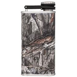 Stanley Classic Wide Mouth Hip Flask 0.23L - Large Opening For Easy Filling & Pouring - BPA-Free - Leakproof - Stainless Steel - For Whiskey Or Other Alcoholic Beverages - Country DNA