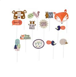 amscan 3900257 Bear-ly 13 stuks, foto-rekwisieten beer wait