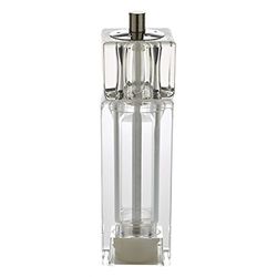 Stalwart SPSQCOM Square Combo Pepper Grinder/Salt Shaker Acrylic