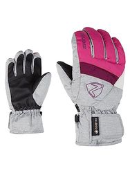 Ziener LEIF - Guanti da Sci Unisex, per Bambini, Pop Pink/Light Melange, 6